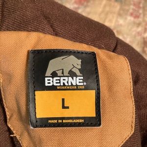 Mens Berne Insulated 5 Pocket Jacket Size Large Chest Size 44-46